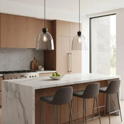 Holly Pendant Light in Black or White
