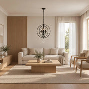 Maxwell Pendant Light Small, Medium, Large in Black or Nickel