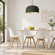 Oslo Pendant Light Small/Large in Black, Sage Green or White