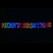 Merry Christmas rainbow 2in1 rope light