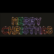 Merry Christmas rainbow 2in1 rope light
