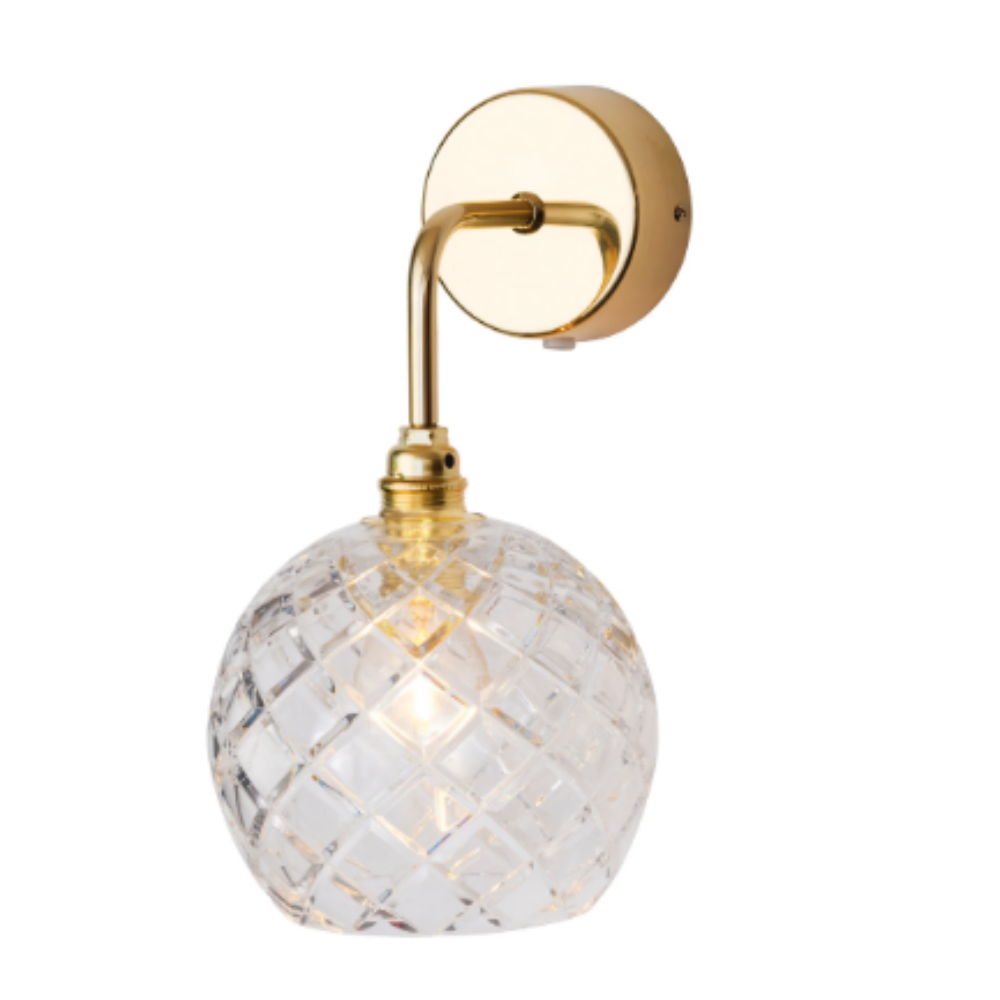 Rowan Crystal Bedside Reading Light W150mm