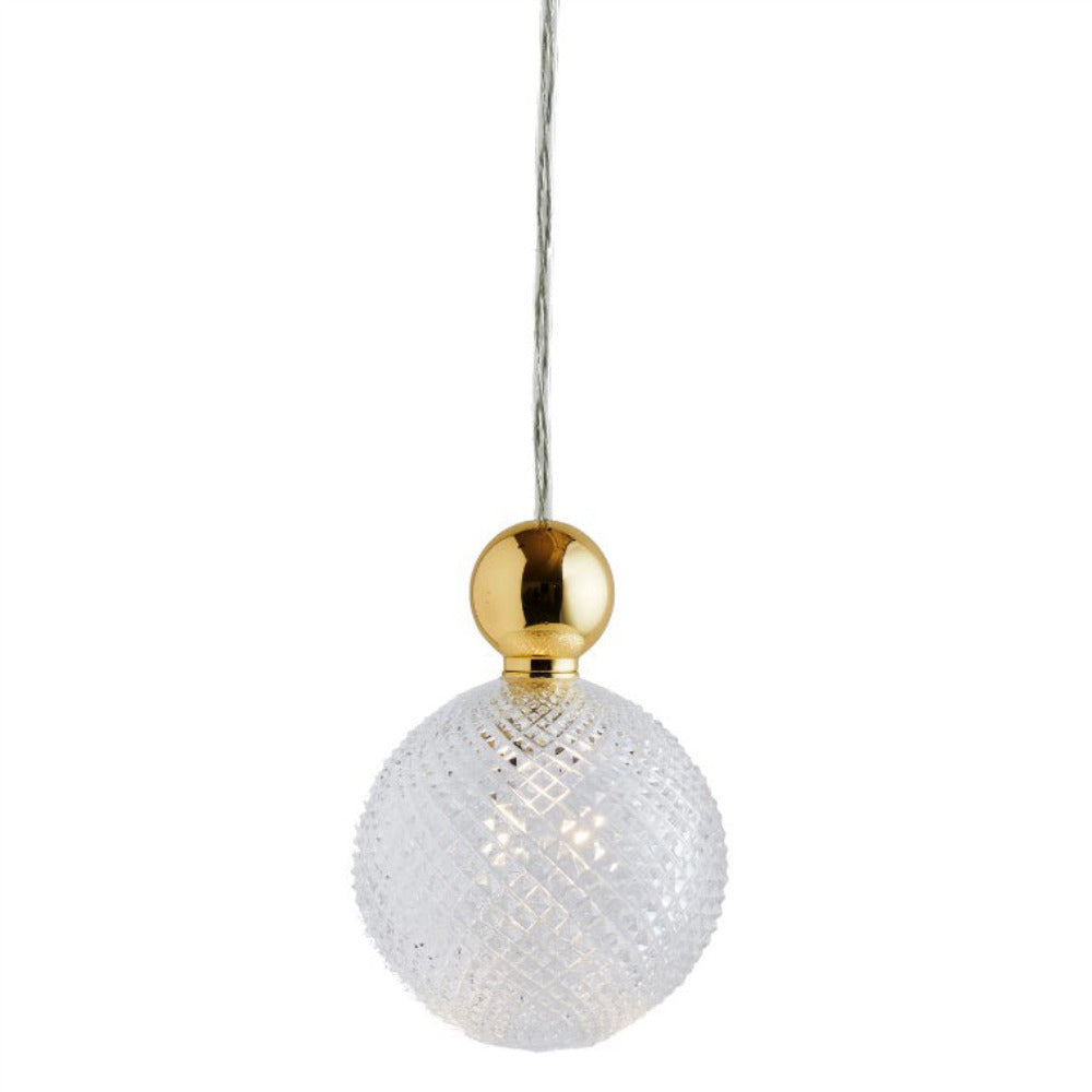 Uva LED Mini Pendant 12V W100mm Crystal