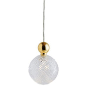 Uva LED Mini Pendant 12V W100mm Crystal