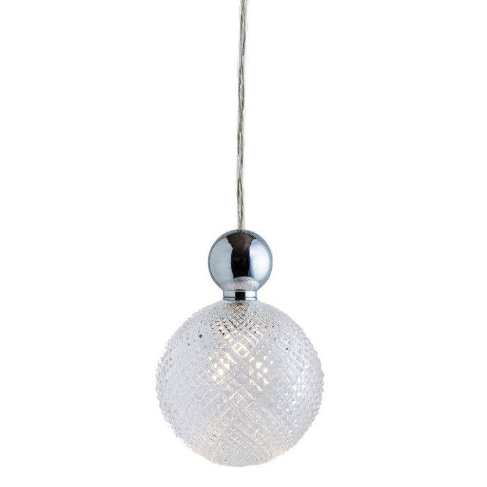 Uva LED Mini Pendant 12V W100mm Crystal