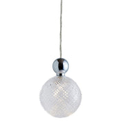Uva LED Mini Pendant 12V W100mm Crystal