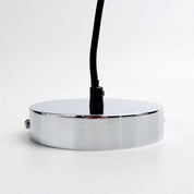 Modern Glass and Wood Pendant Light