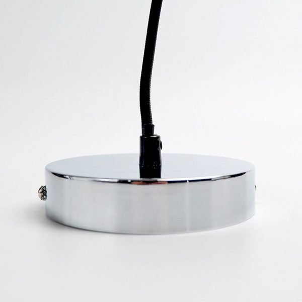 Modern Glass and Wood Pendant Light