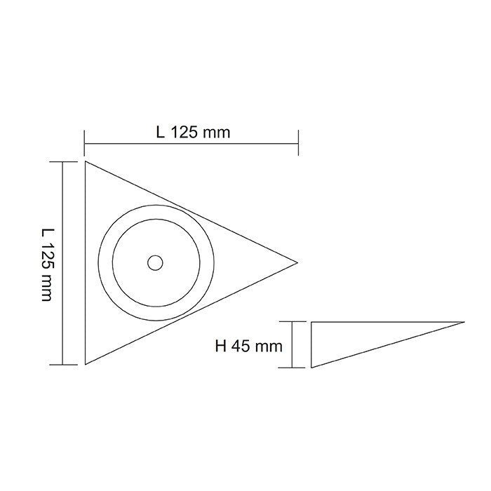 ANOVA S9105ST Surface Mounted LED Cabinet Light Satin Nickel 12V 4W 6000K
