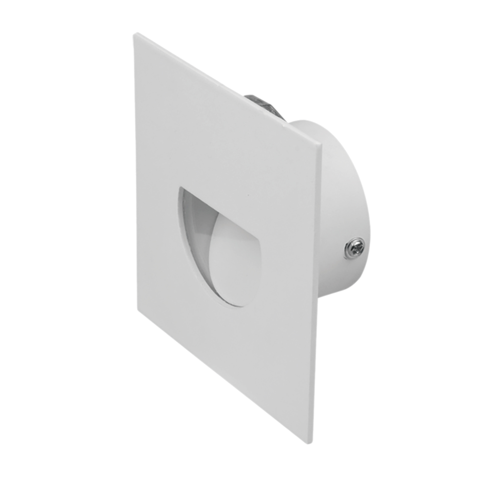 DARHAM SQUARE S9316 Recessed LED Step Light White 12V 1.5W 3000K