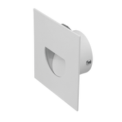 DARHAM SQUARE S9316 Recessed LED Step Light Anodised Silver 12V 1.5W 3000K