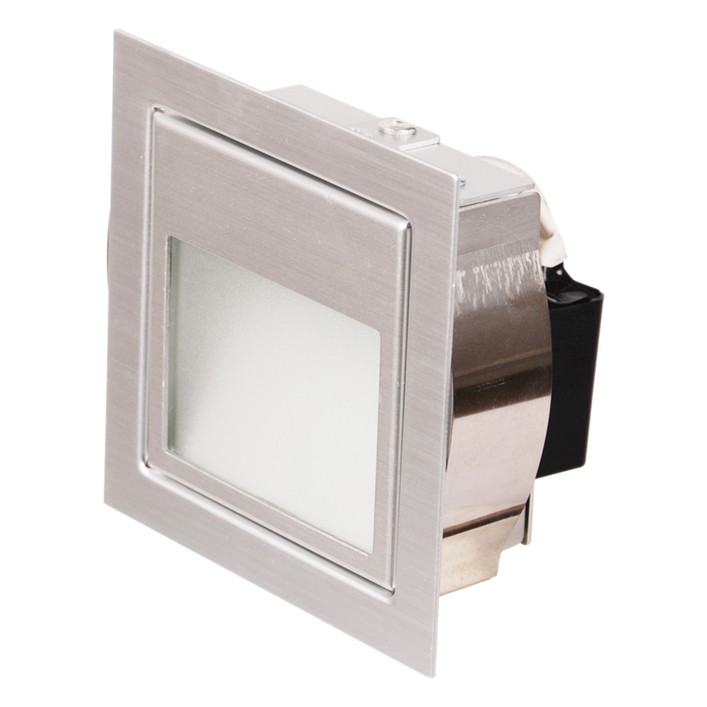LEEMAN S9318 Recessed LED Step Light Anodised Silver 12V 1.5W 3000K