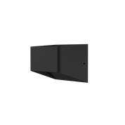 LOUNGE III S9327 Architectural Exterior LED Wall Light Black 10W 3000K
