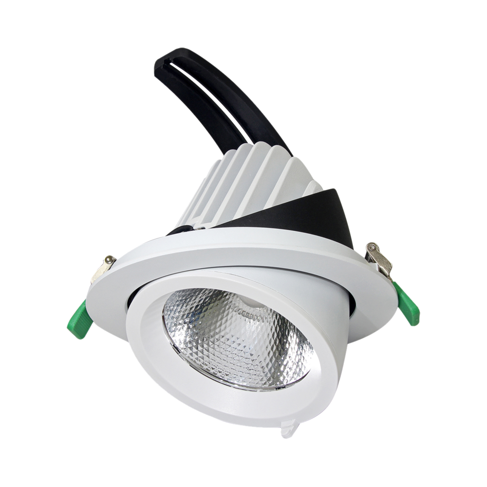 NEWMAN III S9525 Rotable Round Scoop LED Shoplight White 25W 4000K