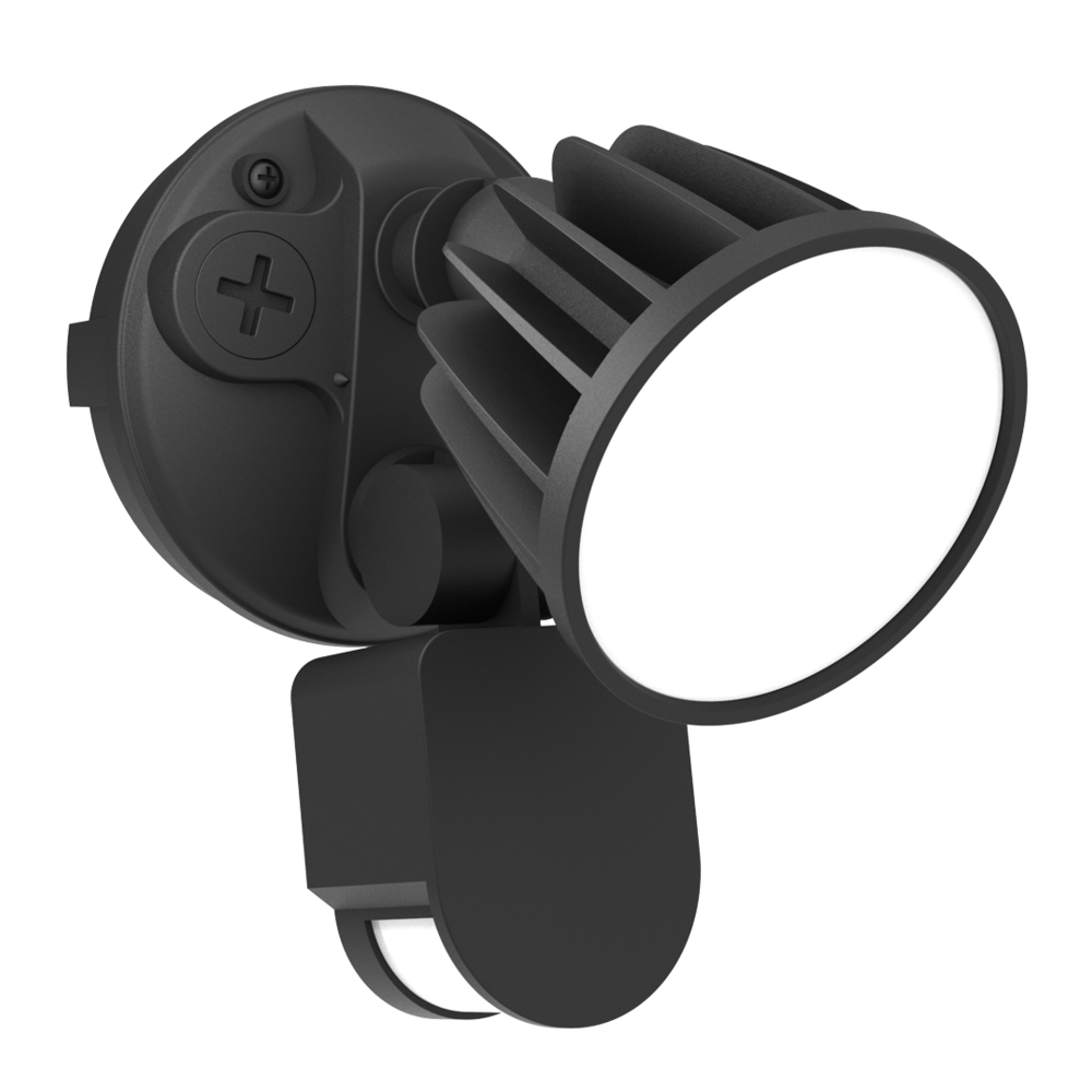 STARGEM III SES70801TC 1 Light LED Floodlight Black 15W TRI Colour IP54 With Sensor