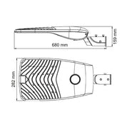 DRIVE SHP306 LED Street Light Black 50W 5000K IP66