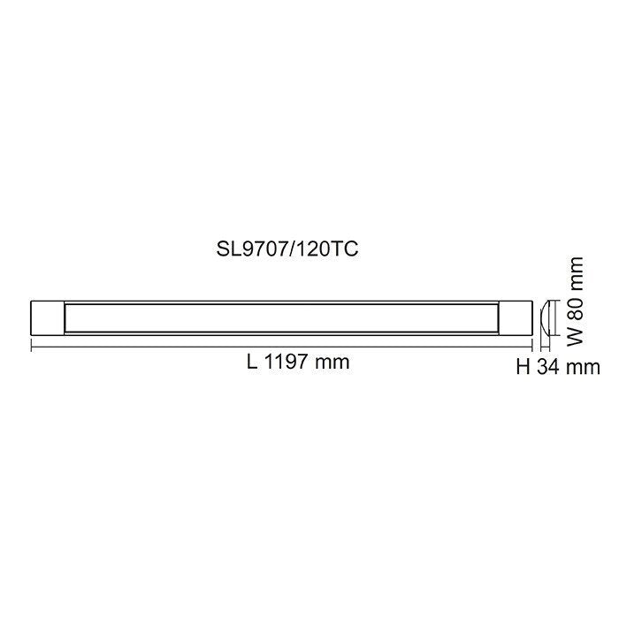 BLADE SL9707TC LED Batten 35W Tri Colour