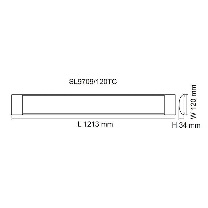 BLADE SL9709 TC LED Batten 48W Tri Colour