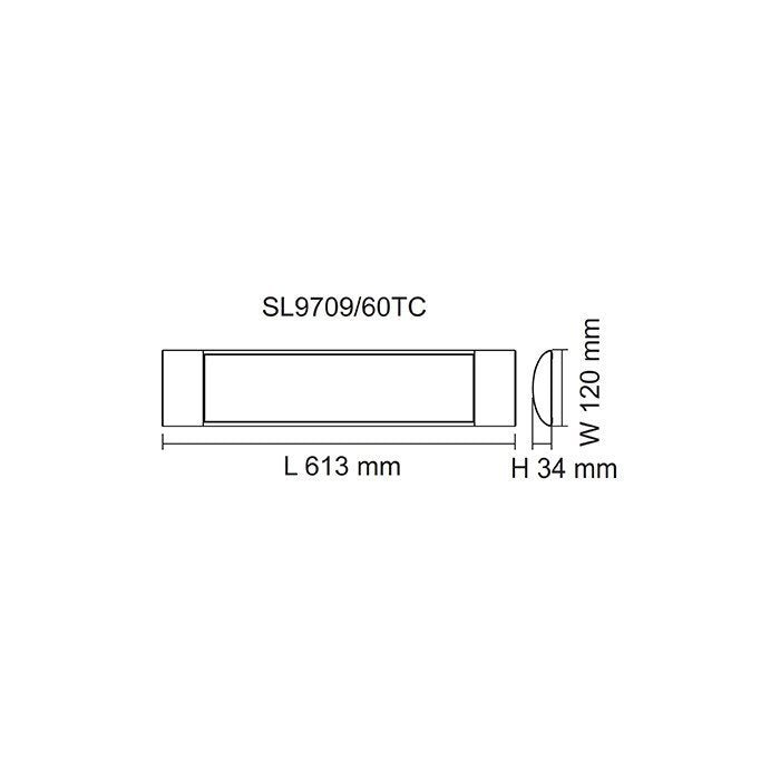 BLADE SL9709 TC LED Batten 25W Tri Colour
