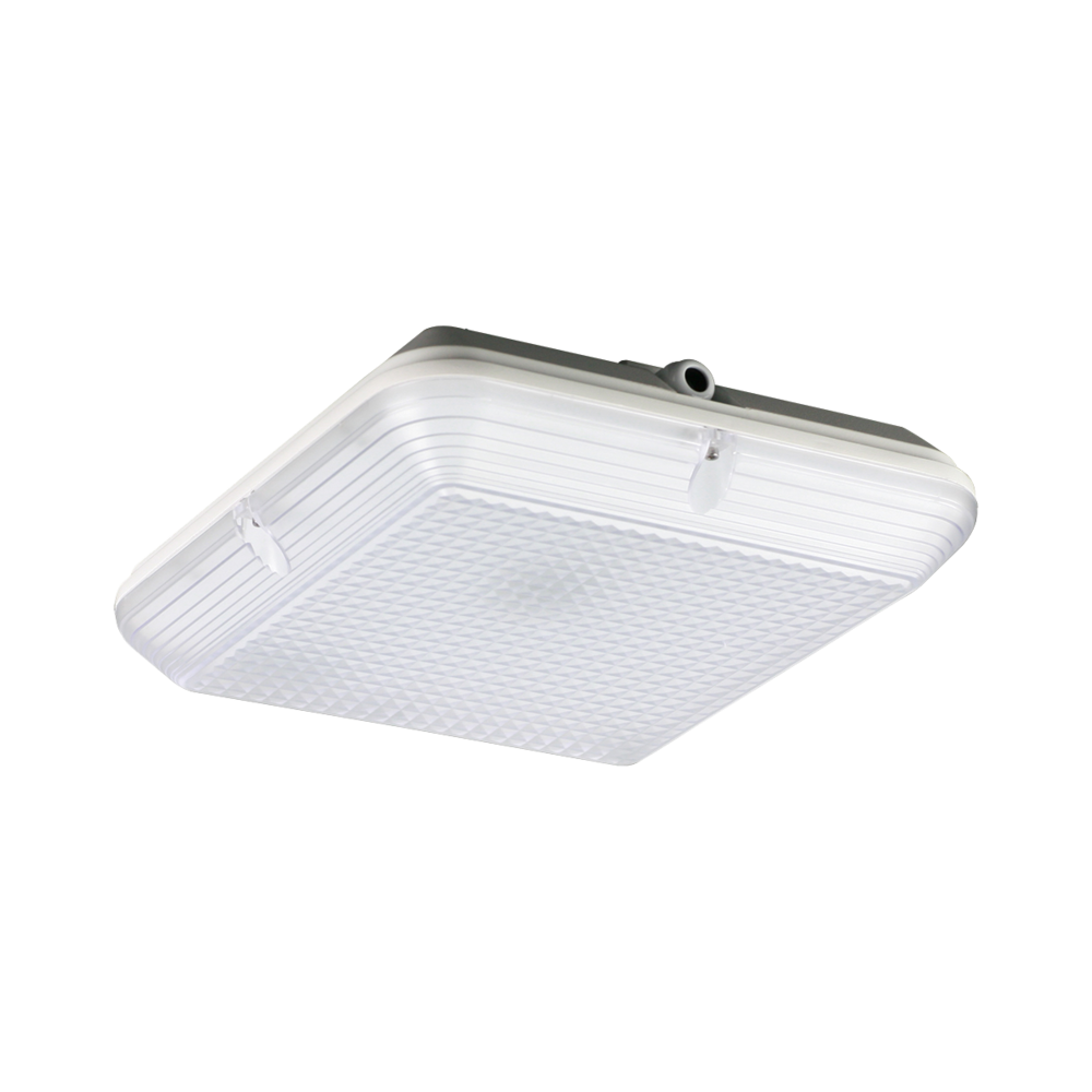 MEMPHIS Square LED Emergency Oyster Light 22W 4000K IP65