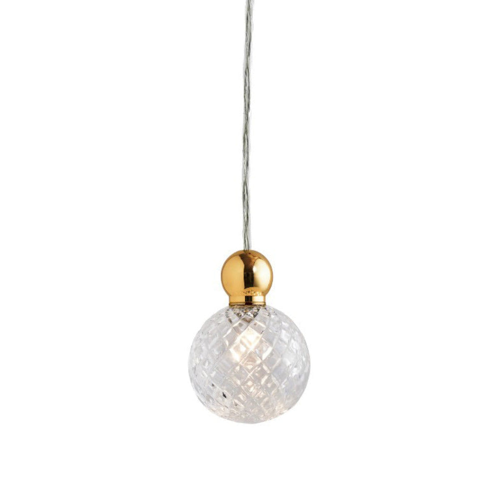Uva LED Mini Pendant 12V W70mm Crystal