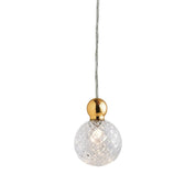 Uva LED Mini Pendant 12V W70mm Crystal