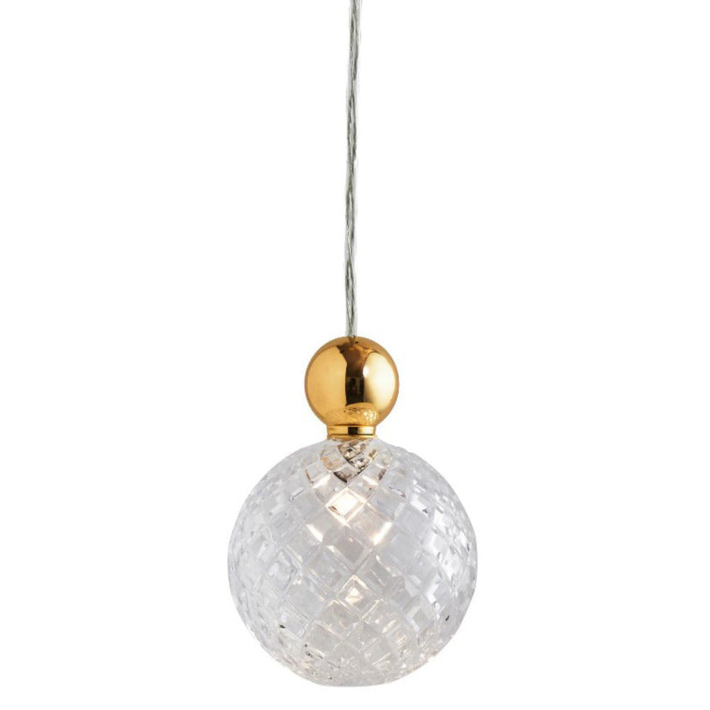 Uva LED Mini Pendant 12V W100mm Crystal