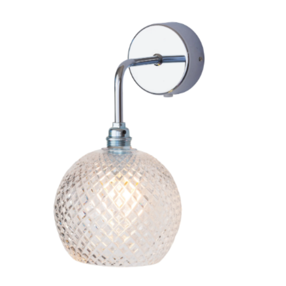 Rowan Crystal Bedside Reading Light W150mm