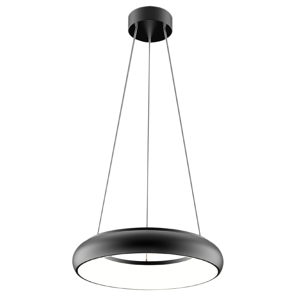 HALO SO3000 Dimmable Architectural LED Pendant Light Black 35W 4000K