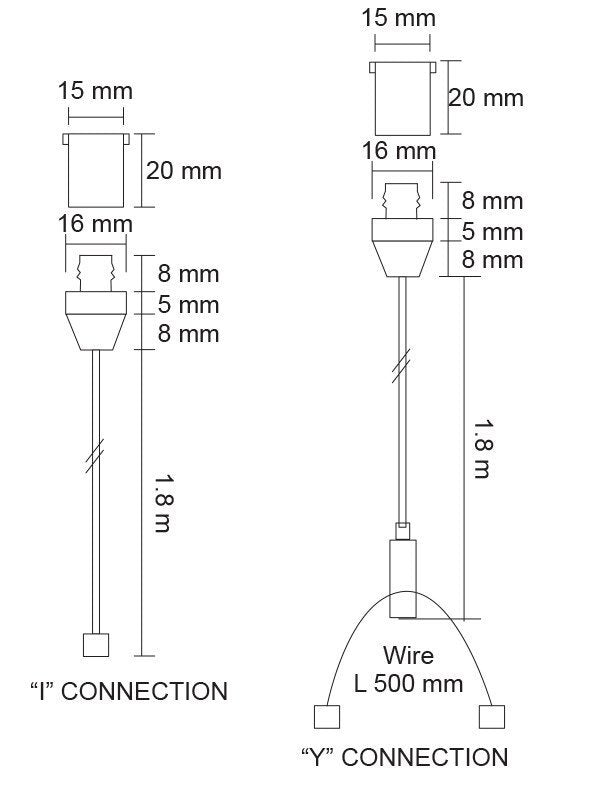 SSY1512 "Y" Suspension Drop