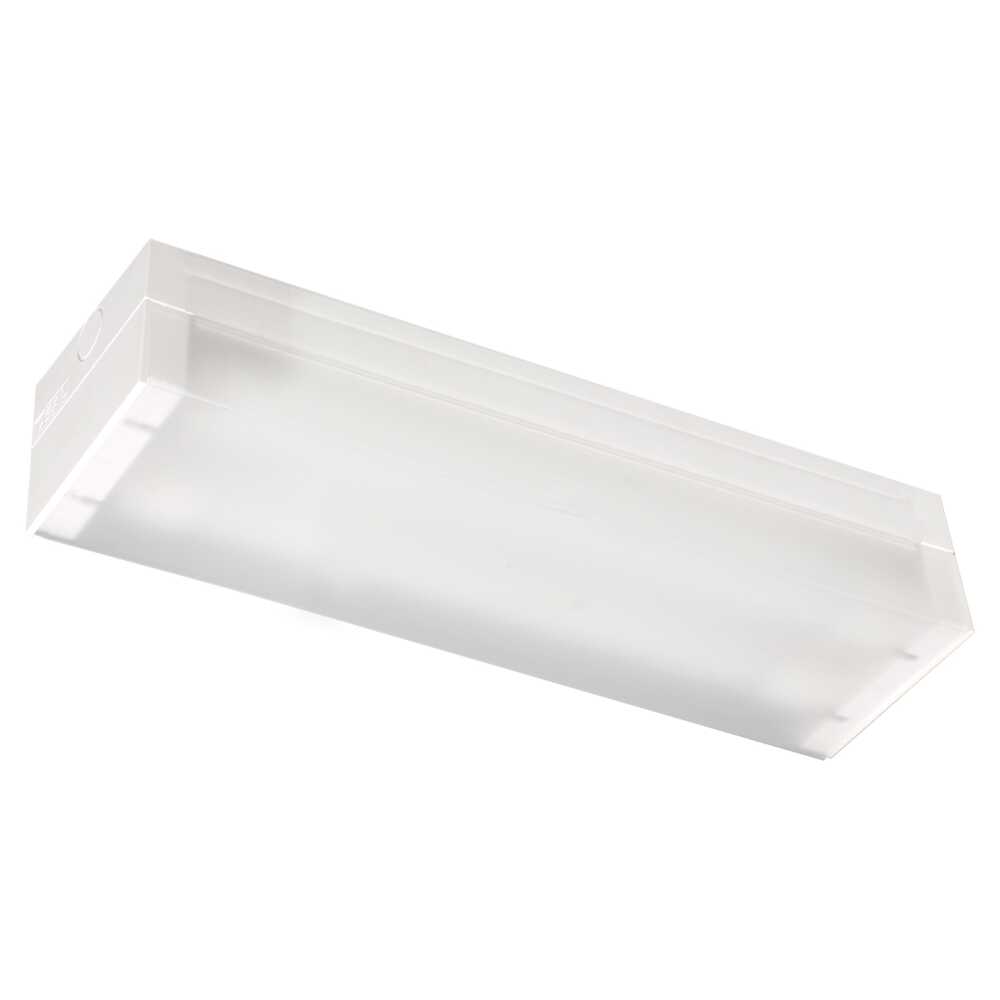 LED Flouro Batten Light 2 Lights 18W L620mm White Metal 3 CCT