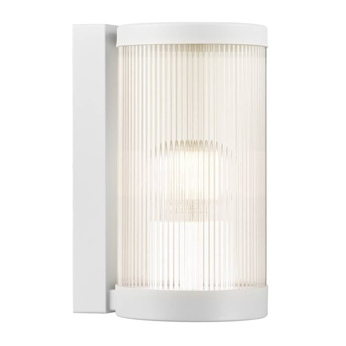 Coupar Wall Light Black, White & Sanded