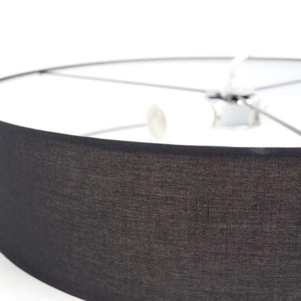 Mara Drum Pendant Light with Black Shade