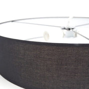Mara Drum Pendant Light with Black Shade