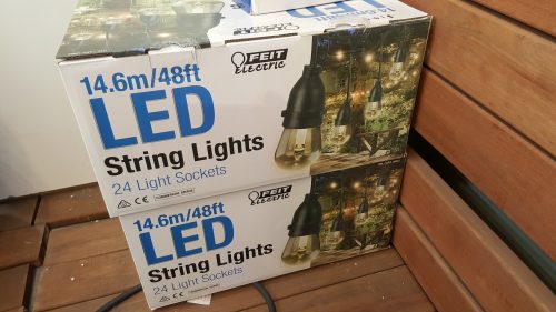 14.6M 24x LED String Lights with Lamps