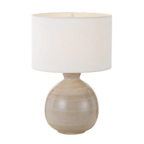 Carey Beige Ceramic Table Lamp