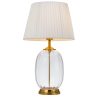 PERLA Clear Glass Table Lamp