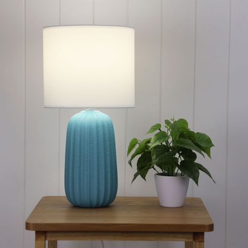 Benjy Large Blue Table Lamp on