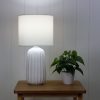 Benjy Large White Table Lamp on