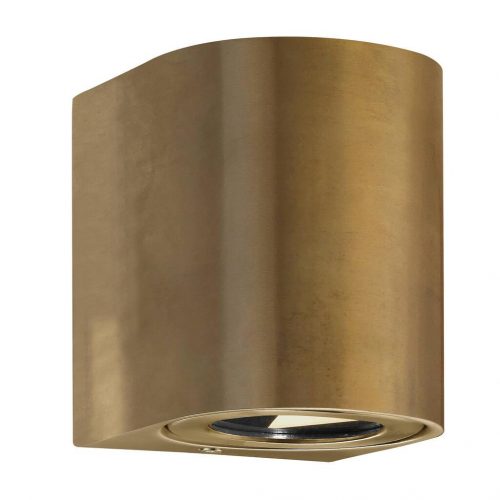 Canto 2 Brass Up Down Wall Light 6N49701035